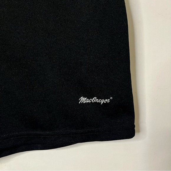 Vintage 80s MacGregor Black Polyester Sporty Tennis Golf Athletic Shorts - Picture 3 of 6